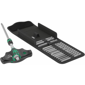 Įrankių komplektas Wera Kraftform Kompakt 400 RA Set 1; 1/4''; 17 vnt.