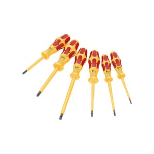 Atsuktuvų komplektas Wera 1060 i/1065 i/6 Kraftform VDE; 6 vnt.