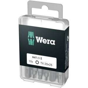 Sukimo antgalis Wera 867/1 Standard; T25; 25 mm; 10 vnt.