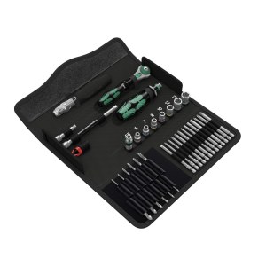 Įrankių komplektas Wera Kraftform Kompakt M 1 Metal; 1/4''; 39 vnt.