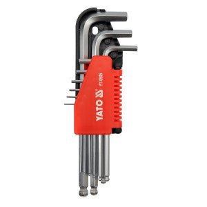 Šešiakampių raktų rinkinys Yato YT-0505; 1,5-10 mm; 9 vnt.