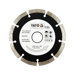 Deimantinis diskas sausam pjovimui Yato YT-6003; 125 mm