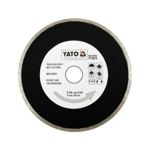 Deimantinis pjovimo diskas šlapiam pjovimui Yato YT-6016; 180x25,4 mm 