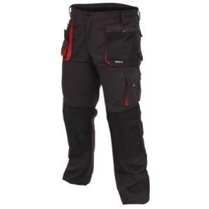 Kelnės Yato YT-80149; L/XL; juodos/raudonos