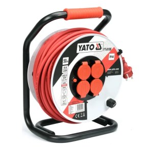 Ilgiklis vyniojamas ant ritės Yato YT-8108; 50 m; 3x2,5 mm²
