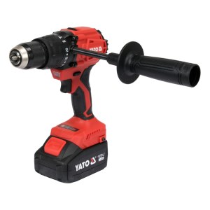 Smūginis suktuvas-gręžtuvas Yato YT-8277915; 18 V; 2x4,0 Ah akum.
