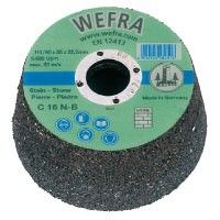 Šlifavimo puodelis Wefra; Ø90-110 mm; C 16 N; P16 