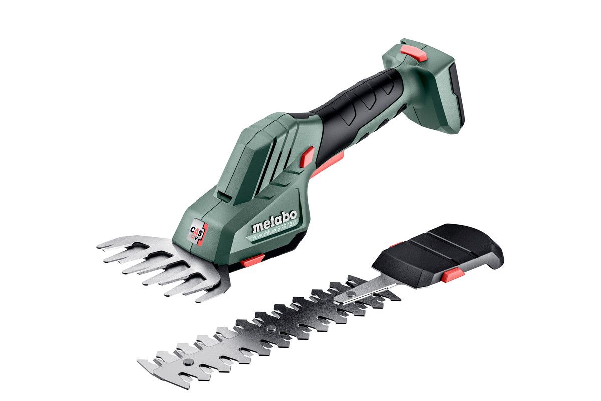 Gyvatvorių ir žolės žirklių rinkinys Metabo PowerMaxx SGS 12 Q; 12 V (be akumuliatoriaus ir pakrovėjo)