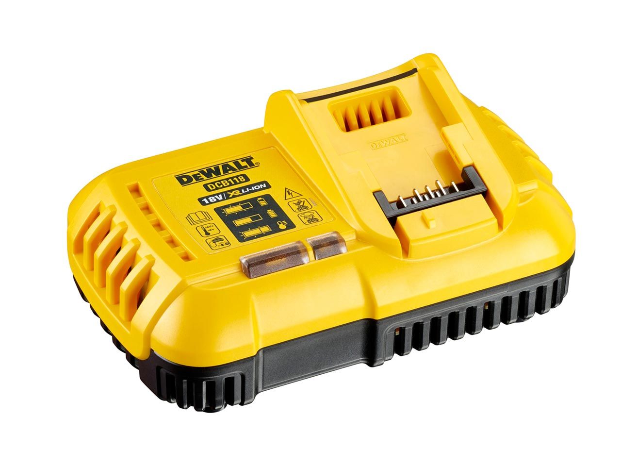 Greito krovimo pakrovėjas DeWalt DCB117; 18/54 V