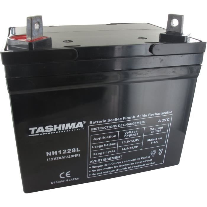 Akumuliatorius vejos traktoriams Tashima NH1228L; 12 V; 28 Ah; su geliu