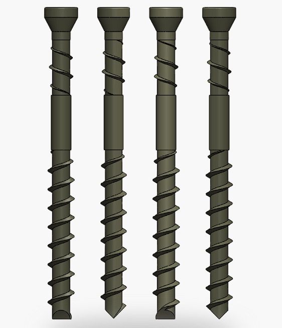 Medvaržtis Camo Deck Screws; T15; A4; 60x4,2 mm; 350 vnt.