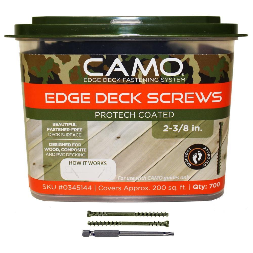 Medvaržtis Camo Edge Deck Screws; T15; C4; 60x4,2 mm; 700 vnt.