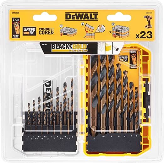Grąžtų komplektas DeWalt DT70729; 23 vnt.