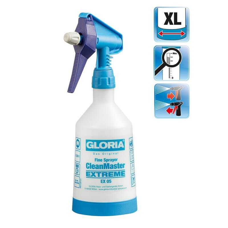 Rankinis purkštuvas Gloria CleanMaster EX; 0,5 l