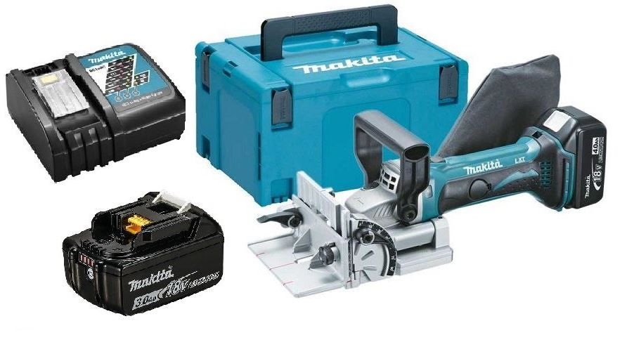 Dygių freza Makita DPJ180RFJ; 18 V; 2x3,0 Ah akum.