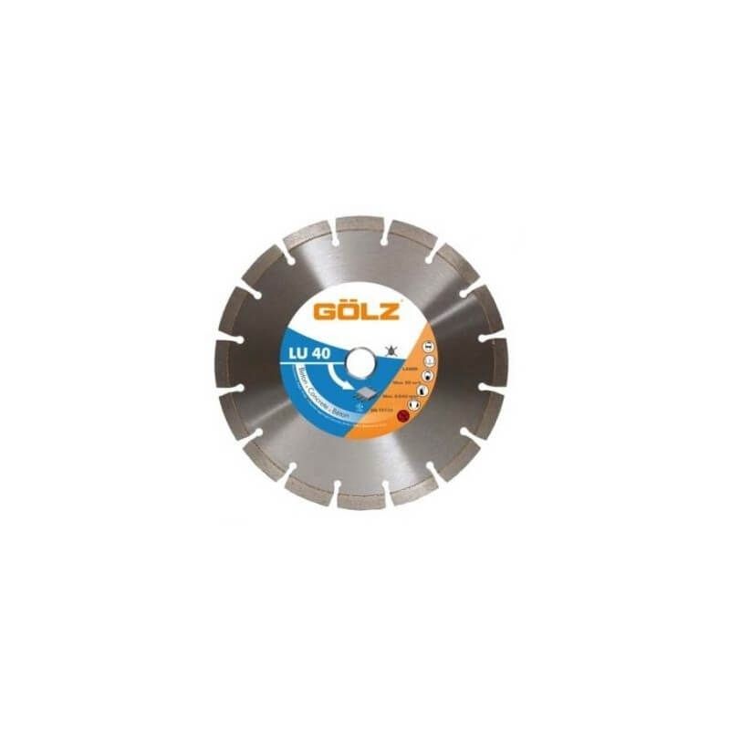 Deimantinis pjovimo diskas Gölz LU40; 230x22,2 mm