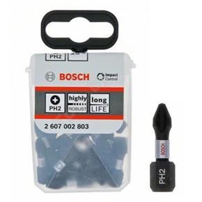 Sukimo antgalis Bosch Impact Control; PH2; 25 mm; 10 vnt.