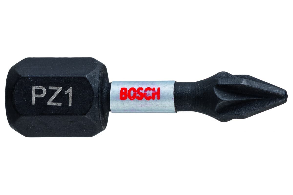 Sukimo antgalis Bosch Impact Control; PZ1; 25 mm; 2 vnt.