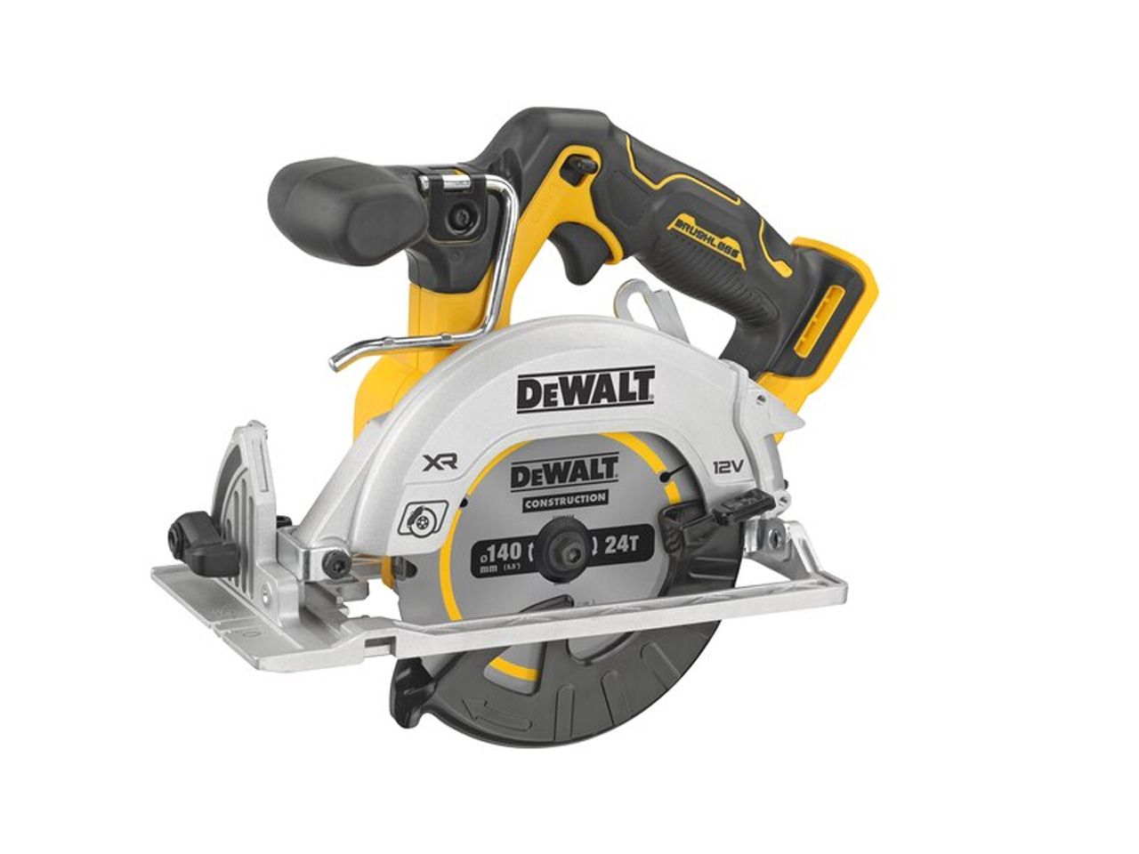 Akumuliatorinis diskinis pjūklas DeWalt DCS512N-XJ; 12 V (be akumuliatoriaus ir pakrovėjo)