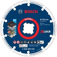 Deimantinis pjovimo diskas Bosch X-LOCK 2608900533; 125 mm
