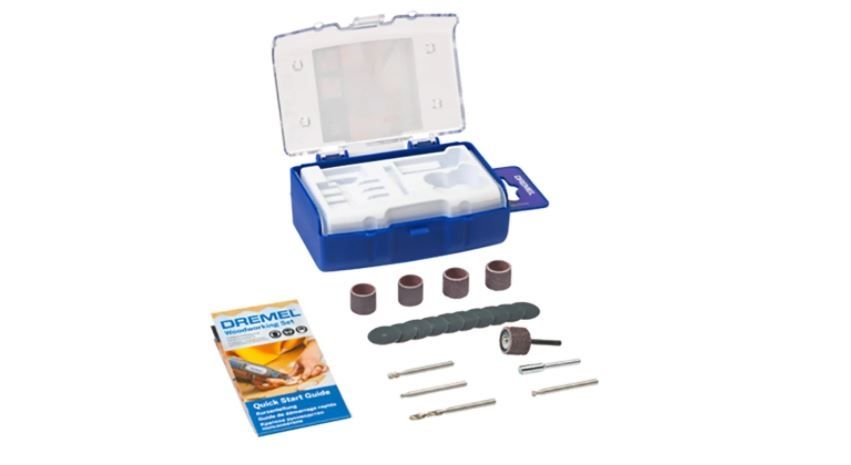 Įrankių komplektas Dremel Woodworking 681; 20 vnt.