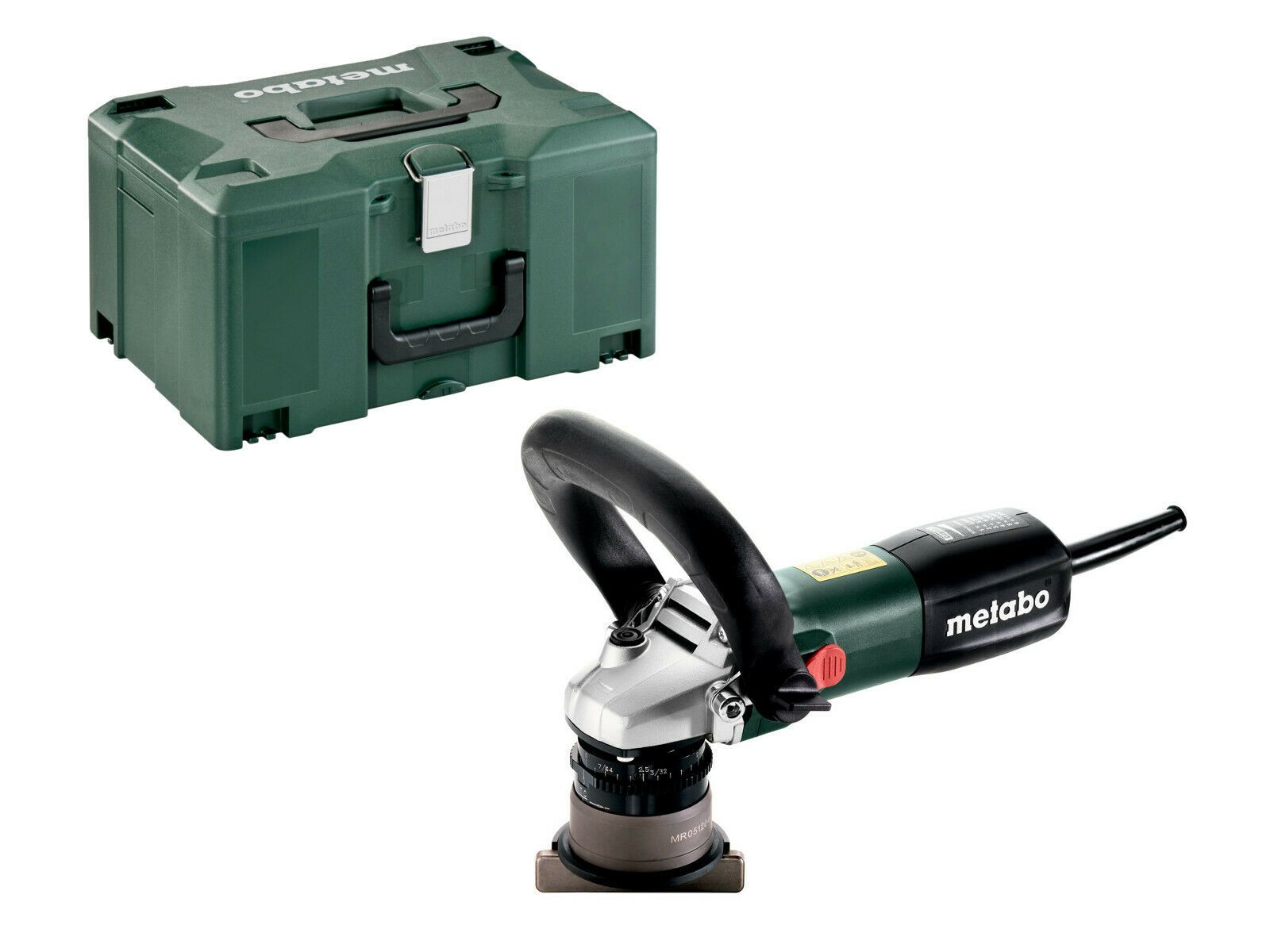 Briaunų freza Metabo KFM 9-3 RF + metaBOX 215