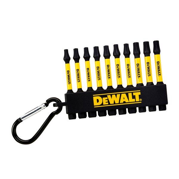 Smūginių sukimo antgalių rinkinys DeWalt DT7275-QZ; 57 mm; 10 vnt.