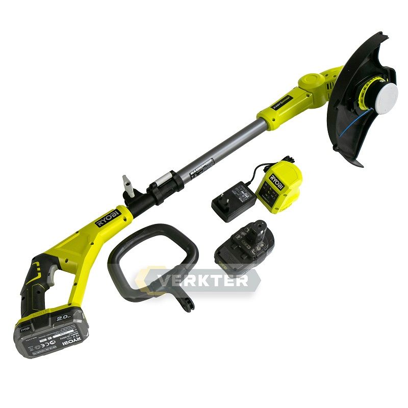 Žoliapjovė-trimeris Ryobi RLT183222S; 18 V; 2x2,0 Ah akum.