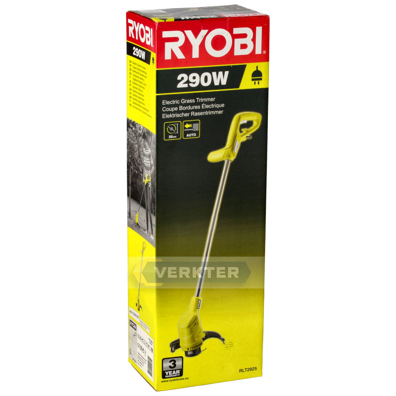 Žoliapjovė-trimeris Ryobi RLT2925; 290 W; elektrinė