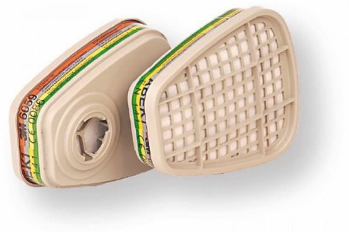 Filtras 3M 6059; ABEK1; 2 vnt.