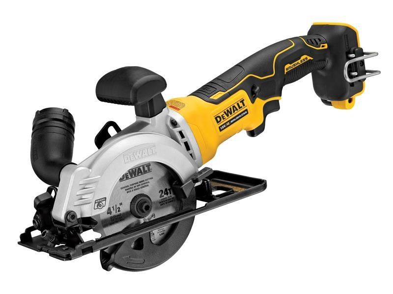 Akumuliatorinis diskinis pjūklas Dewalt DCS571N-XJ; 18V (be akumuliatoriaus ir pakrovėjo)