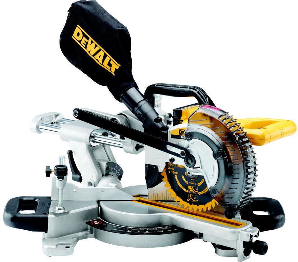 Skersinio pjovimo staklės DeWalt DCS365N-XJ; 18 V (be akumuliatoriaus ir pakrovėjo) 