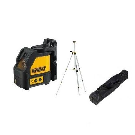 Kryžminis lazerinis nivelyras DeWalt DW088KTRI-XJ + stovas