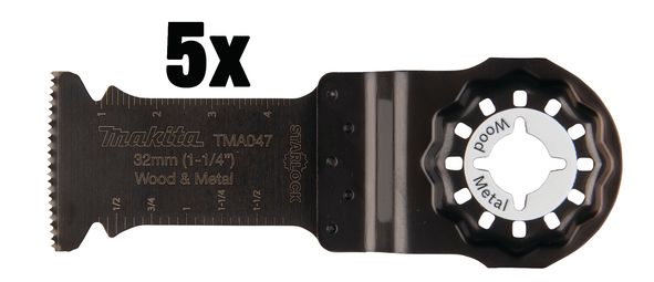 Įpjaunamasis pjūklelis Makita B-64814-5; 32mm; 5 vnt.