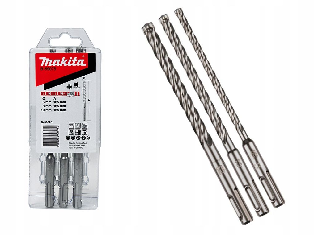 Grąžtų komplektas Makita B-59075; 3 vnt.