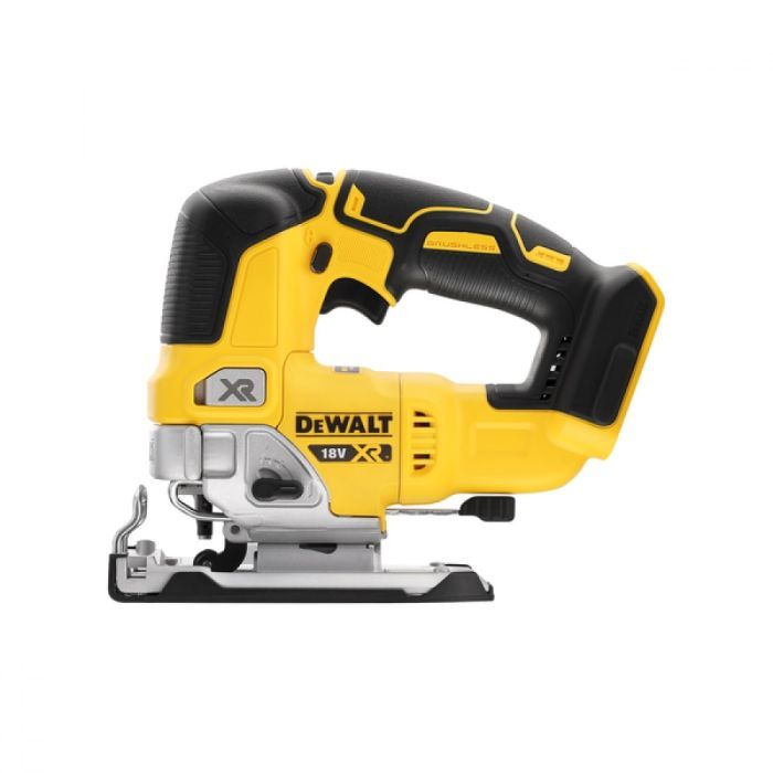 Akumuliatorinis siaurapjūklis DeWalt DCS334N-XJ; 18 V; (be akumuliatoriaus ir pakrovėjo)