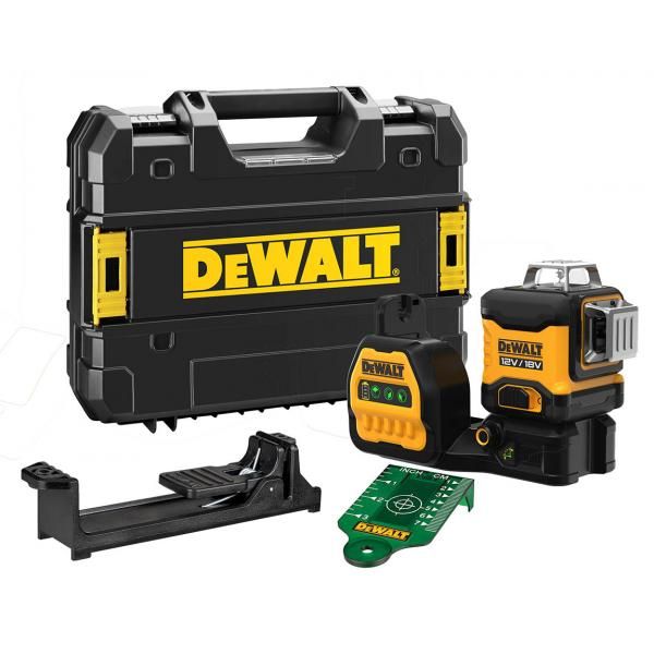 Kryžminis lazerinis nivelyras DeWalt DCE089NG18; žalias