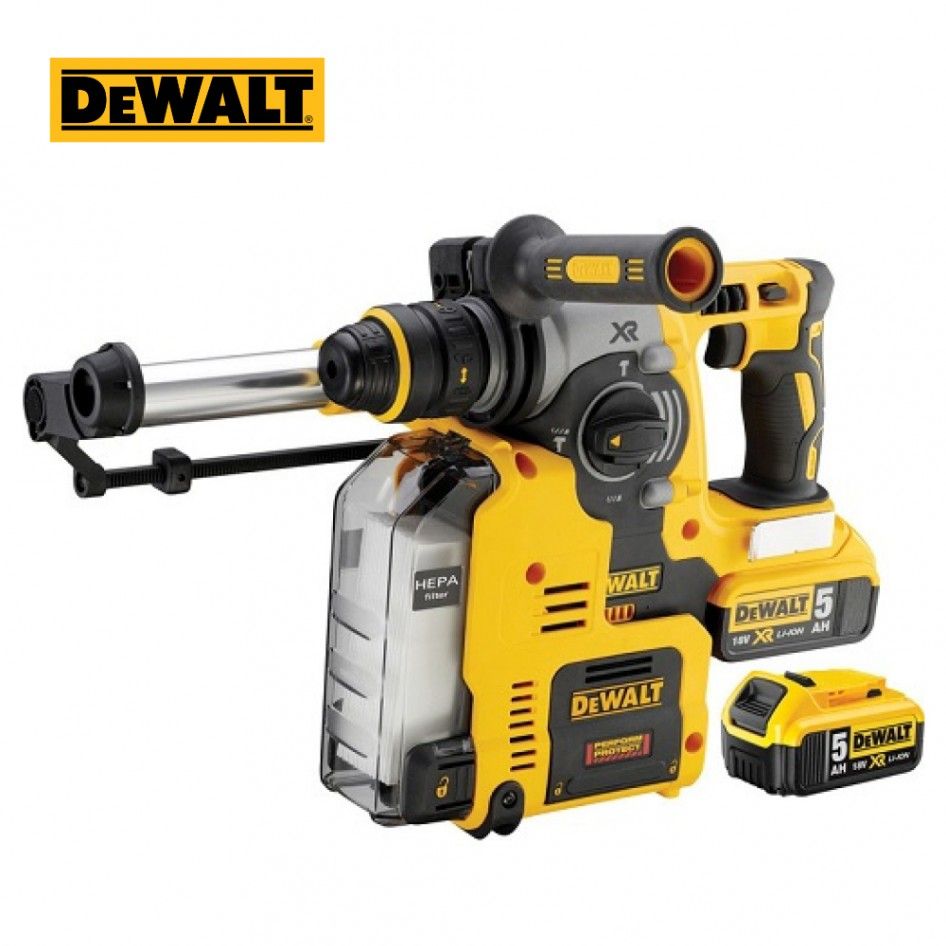 Perforatorius DeWalt DCH275P2; 2,1 J; SDS-plus; 18 V; 2x5,0 Ah akum.