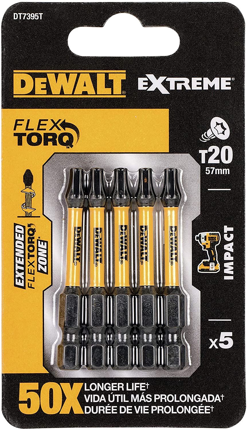 Sukimo antgalių komplektas DeWalt DT7395T-QZ; 5 vnt.