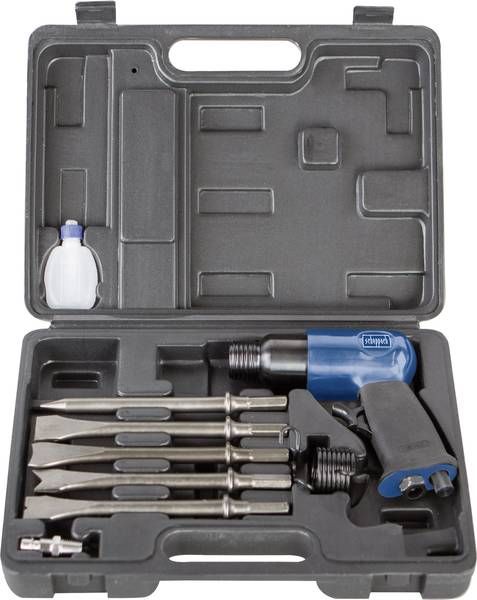 Pneumatinis kaltas Scheppach 7906100716 + 5 kaltai