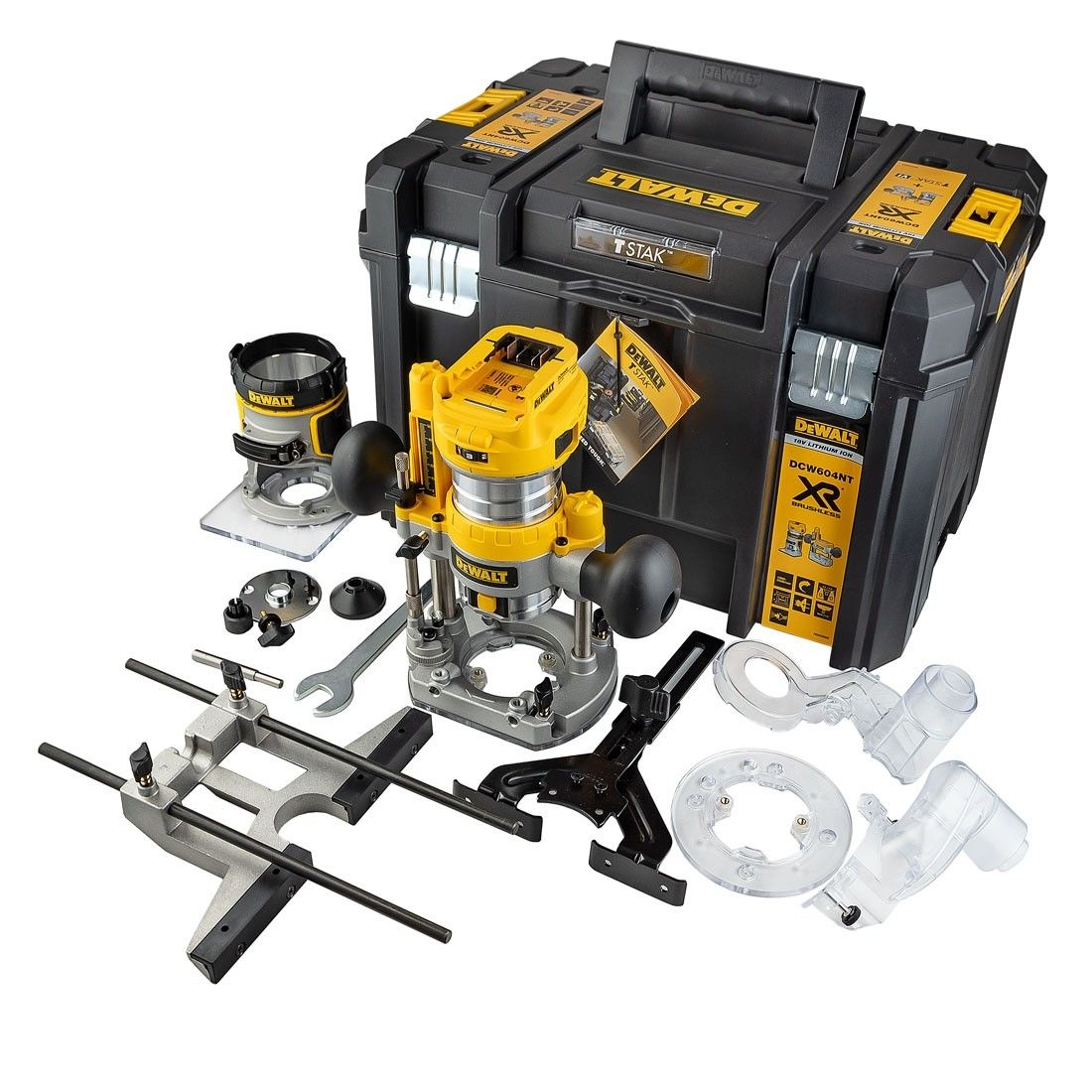 Freza DeWalt DCW604NT-XJ; 18 V (be akumuliatoriaus ir pakrovėjo)