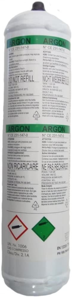 Dujos Telwin Argon; 1 l; vienkartinio naudojimo