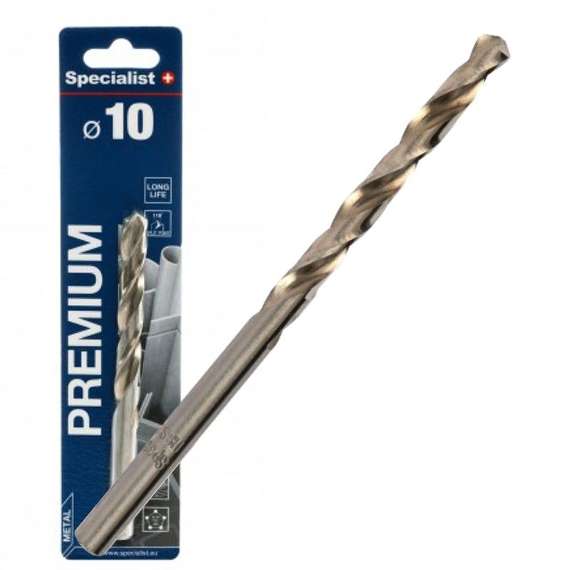 Grąžtas metalui Specialist Premium; 10x133 mm