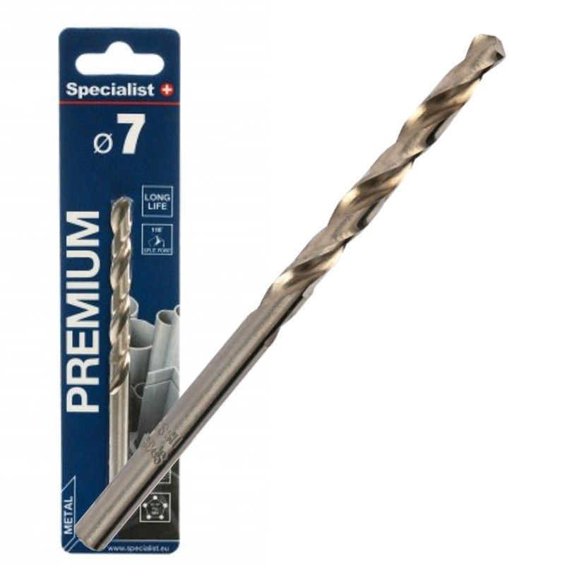 Grąžtas metalui Specialist Premium; 7x109 mm