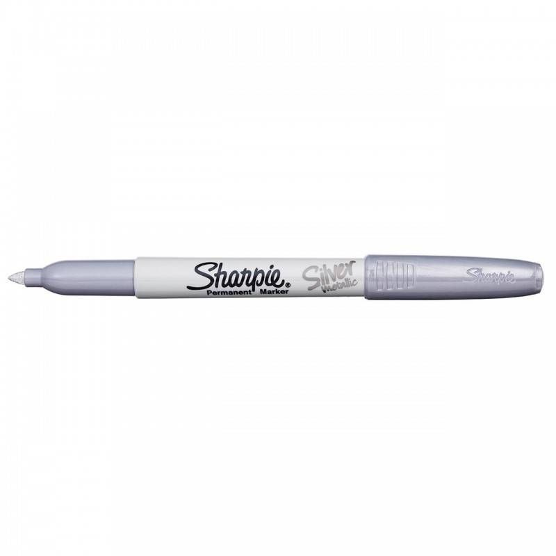 Žymeklis Sharpie Metalic Fine; sidabrinis