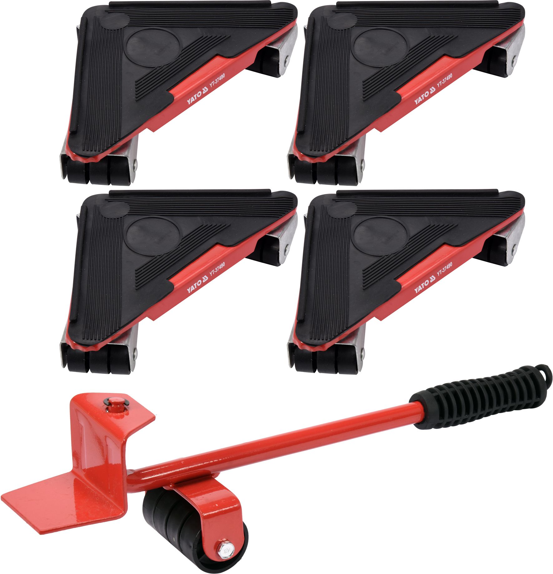 Ratukai transportavimui Yato YT-37490; 300 kg; 5 vnt.