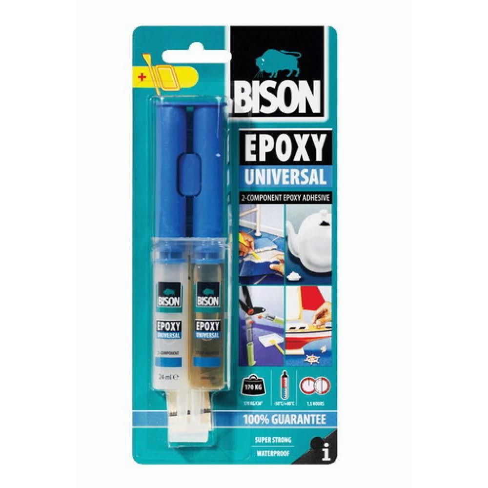 Klijai Bison 1585225 Epoxy Universal; 24 ml