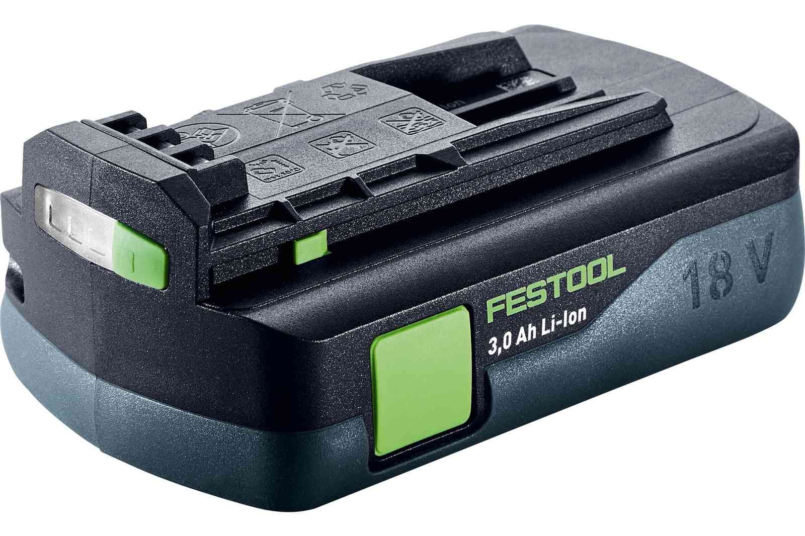 Akumuliatorius Festool BP 18 Li 3,0 C; 18 V; 3,0 Ah; Li-ion