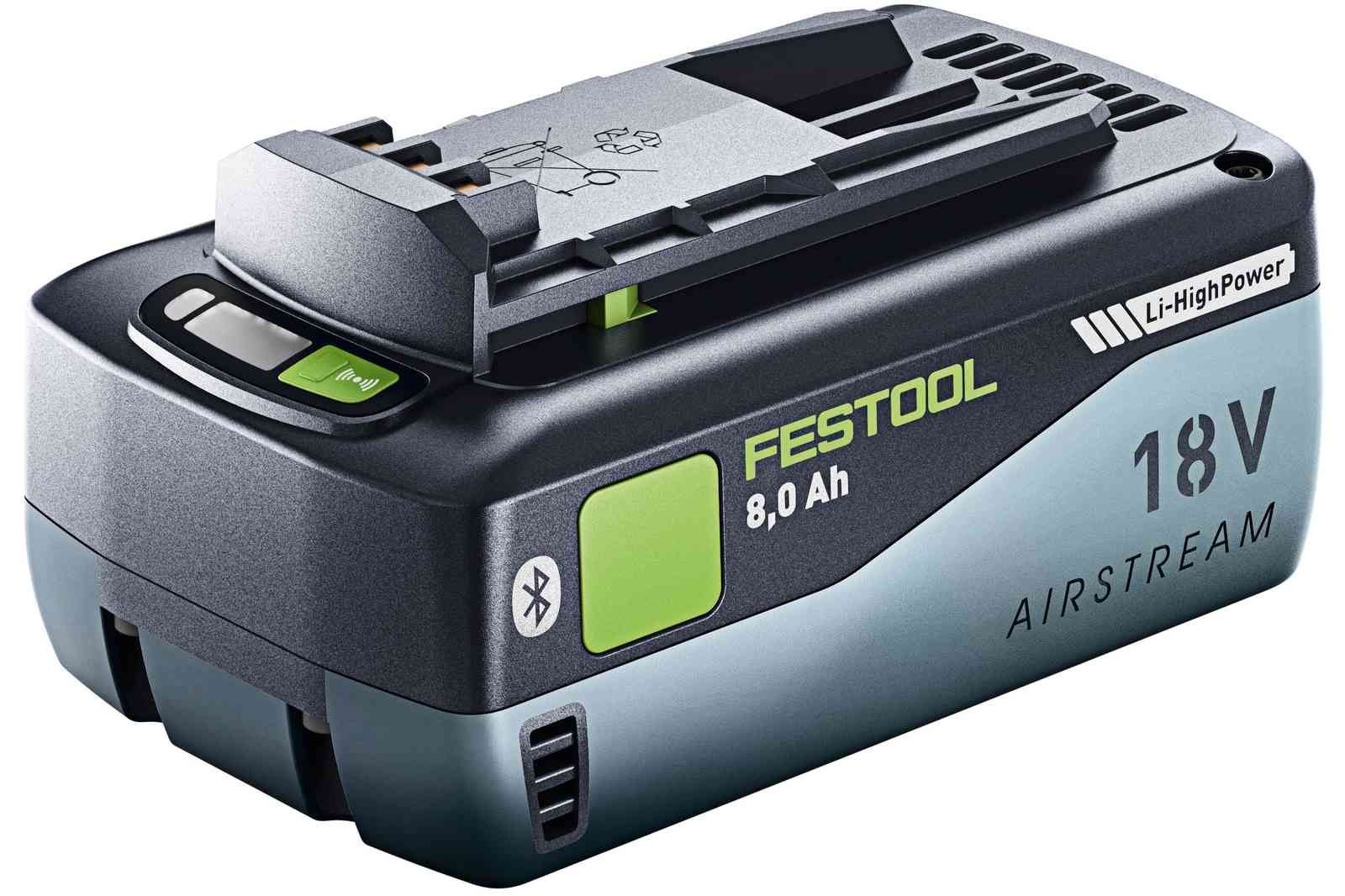 Akumuliatorius Festool BP 18 Li 8,0 HP-ASI; 18 V; 8,0 Ah; Li-ion