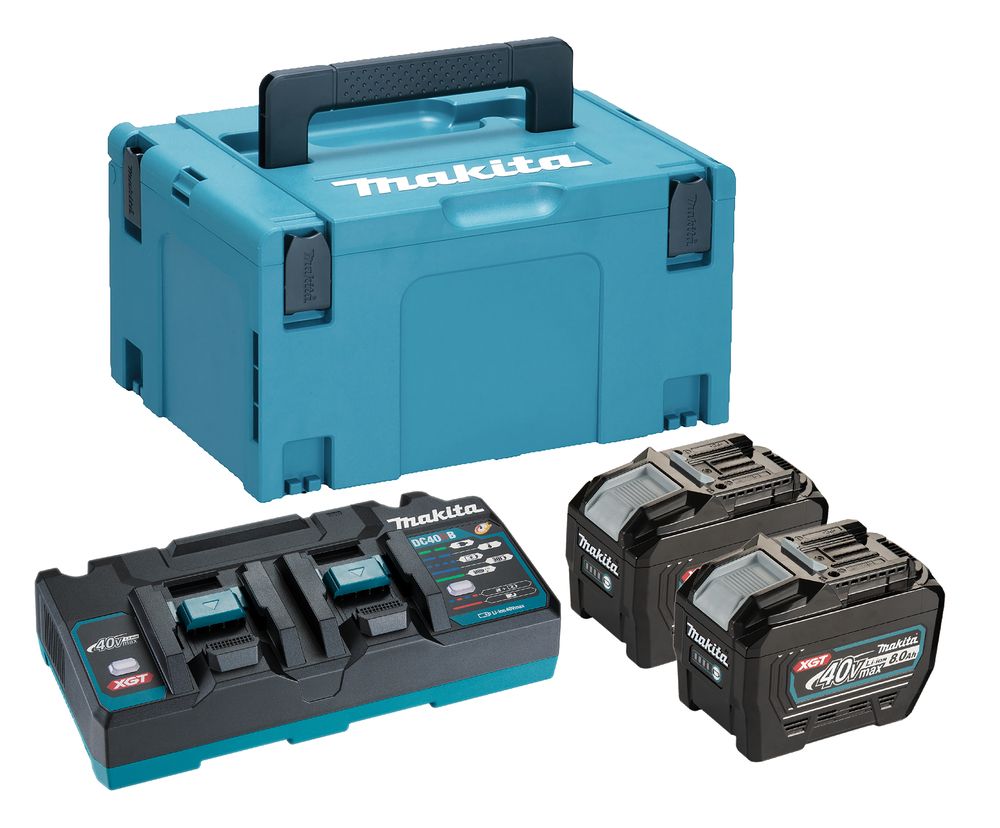 Priedų rinkinys Makita 191Y97-1; 40 V; 2x8,0 Ah akum.